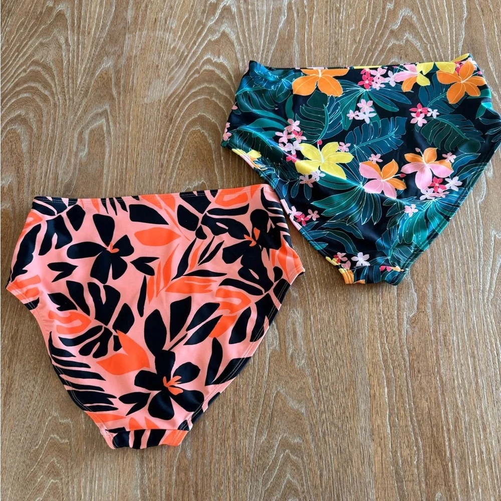 OLD NAVY Bikini Bottom Bundle High Waisted Women’s Size‎ M